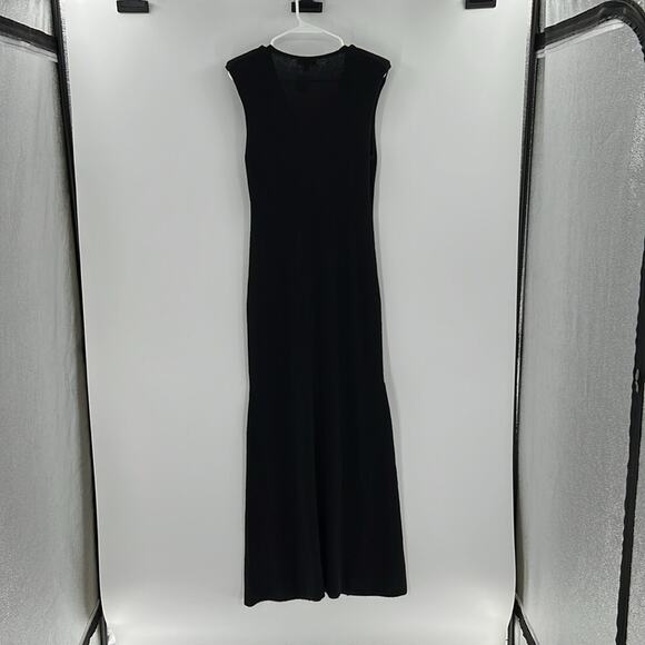 J. Crew Spring Street featherweight cashmere V-neck sweater-dress - Black - S - Picture 7 of 7